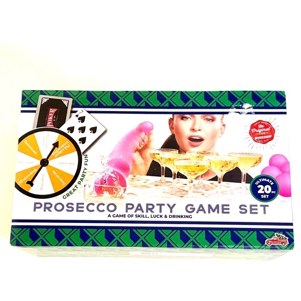 Prosecco Party Drinking Game Set